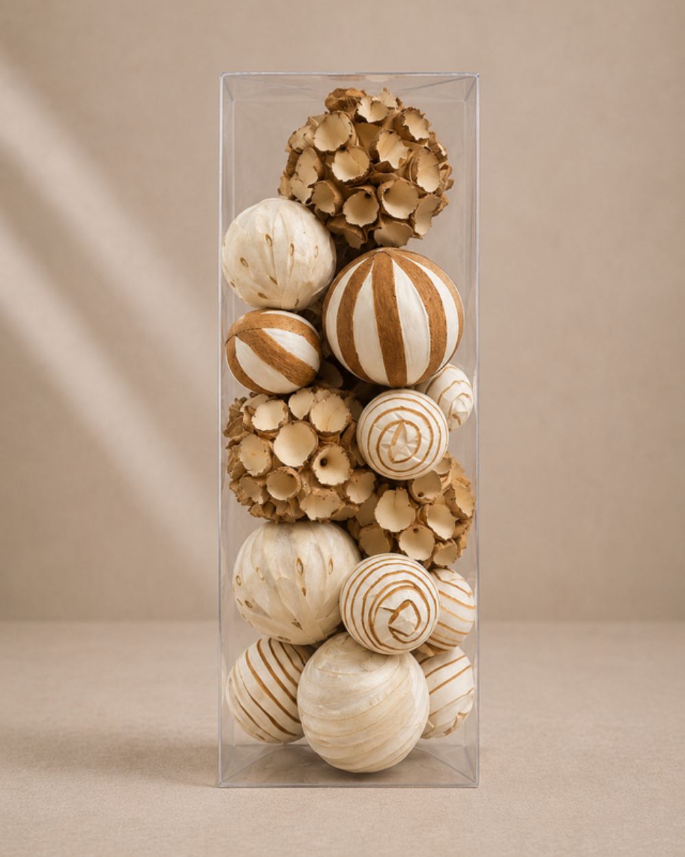 Mocha Sphere Botanical Orbs