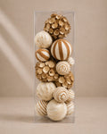 Mocha Sphere Botanical Orbs