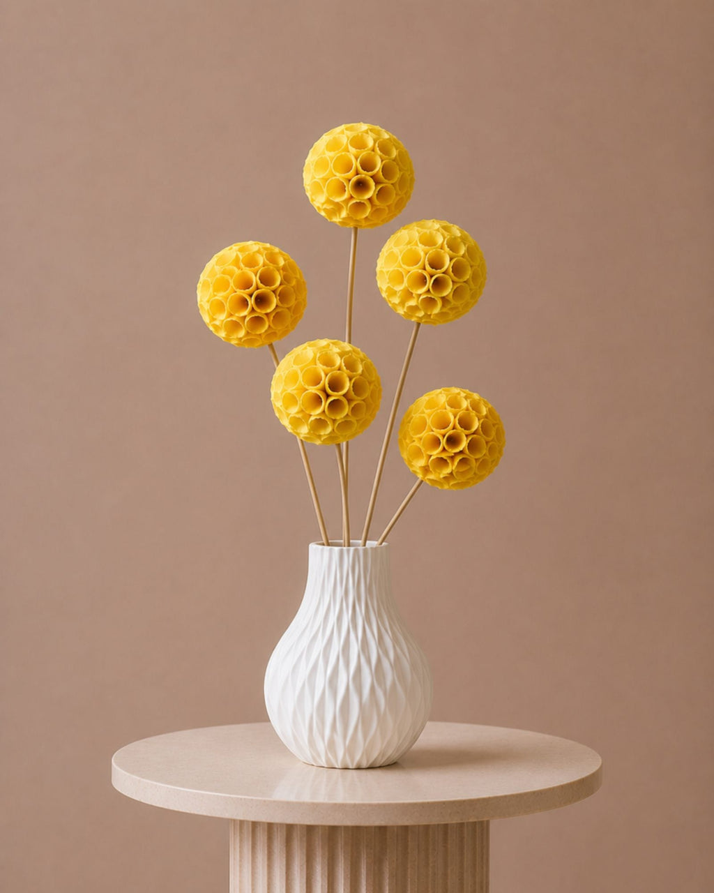 Shola Crepe Ball - Yellow
