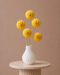 Shola Crepe Ball - Yellow