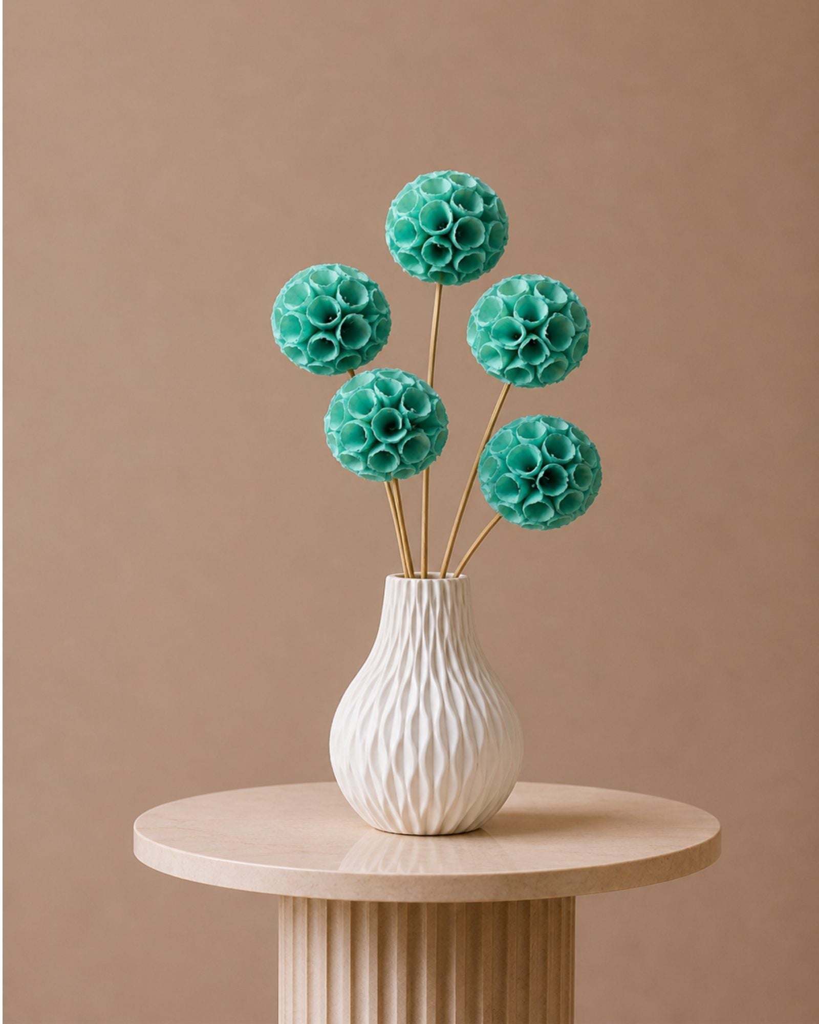 Shola Crepe Ball - Blue