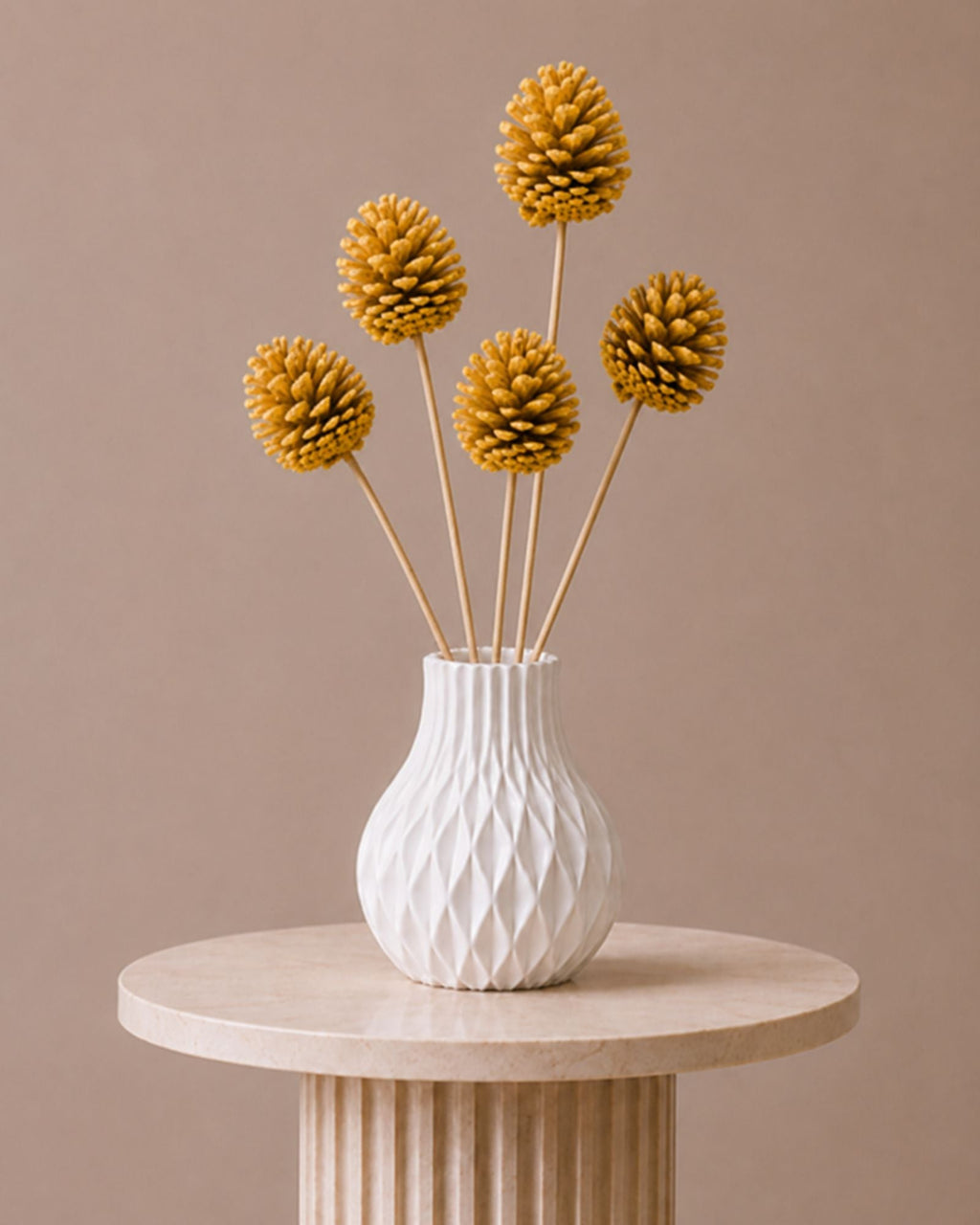 Pine Cone - Yellow